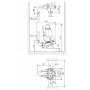 Каналізаційний насос Grundfos SEG.40.26.2.50B з ріжучим механізмом (DN40, 2.6 кВт)